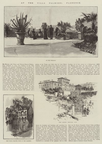 Bij de Villa Palmieri, Florence door Amedee Forestier